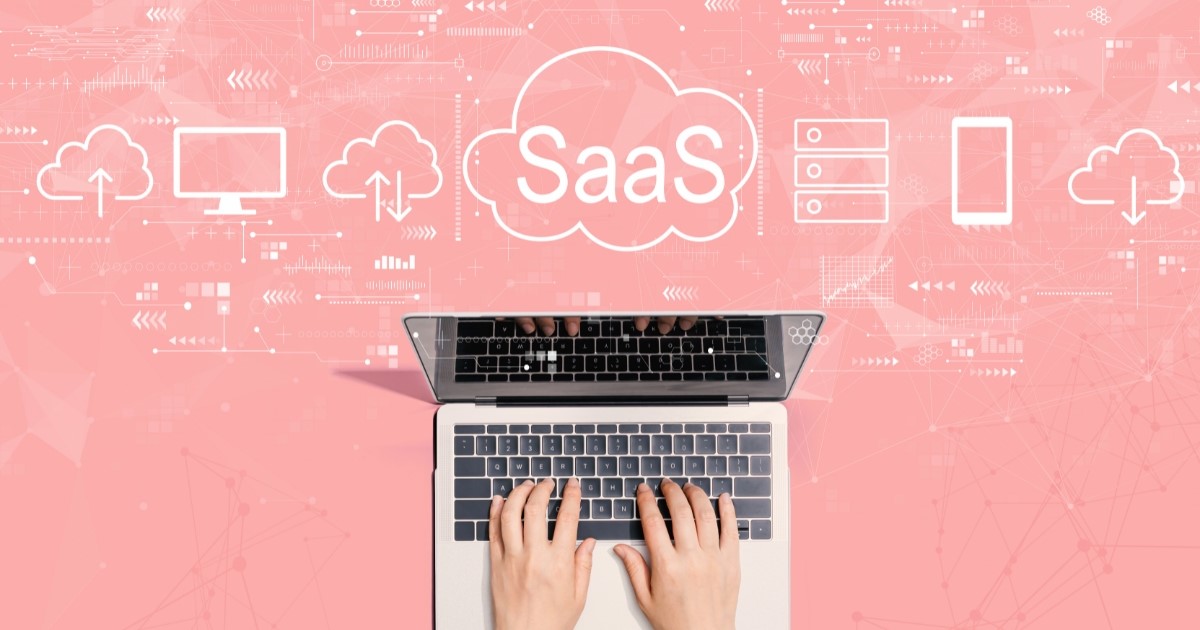A diagram showing the shift from on-premise software to cloud-based SaaS