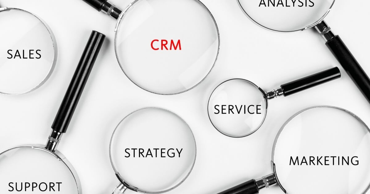 CRM software features illustration
