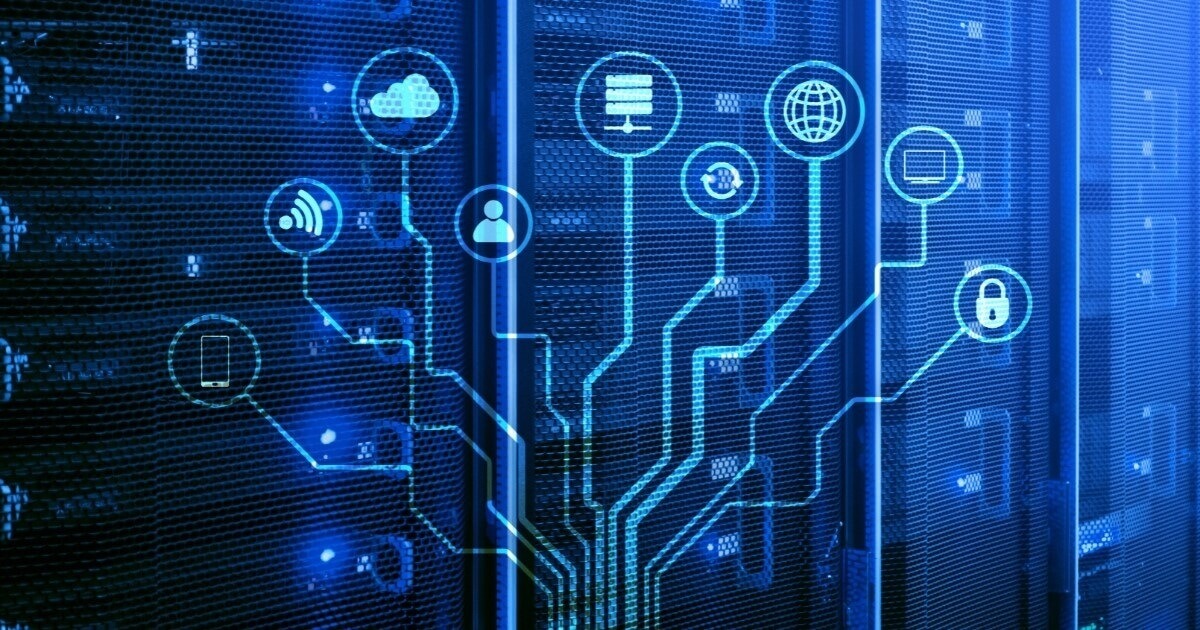 Illustration of embedded vs regular software code