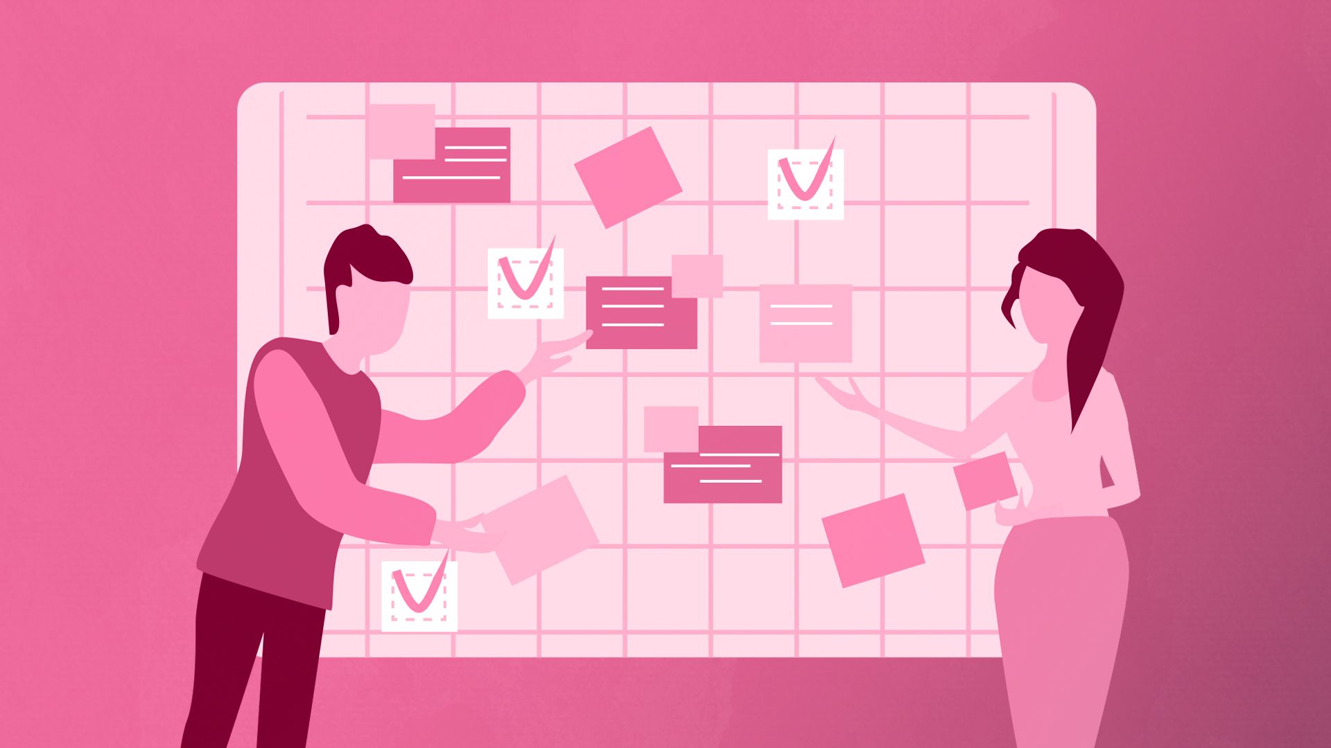A diagram illustrating the cyclical and iterative nature of the Scrum process.